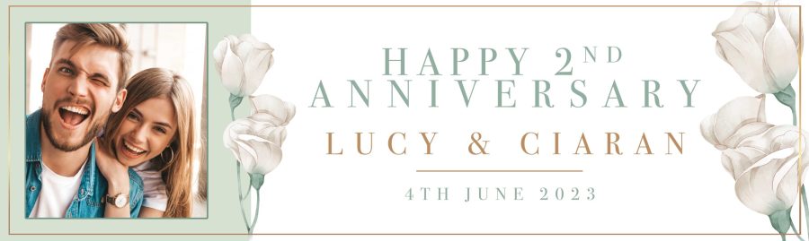 Minimalist White Rose